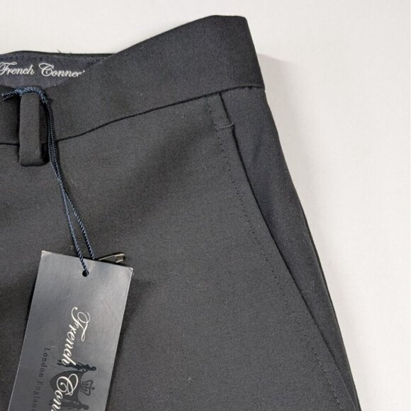 French Connection Pants Black Dress Business Formal Slim Mens Size 30x30 - Picture 8 of 11